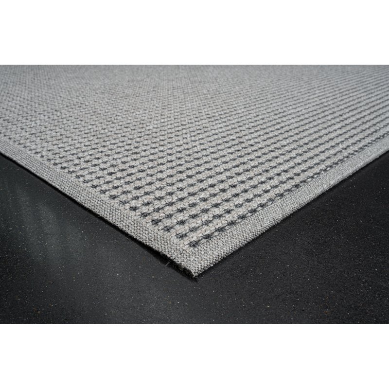 Tapis d'extérieur fin beige et gris