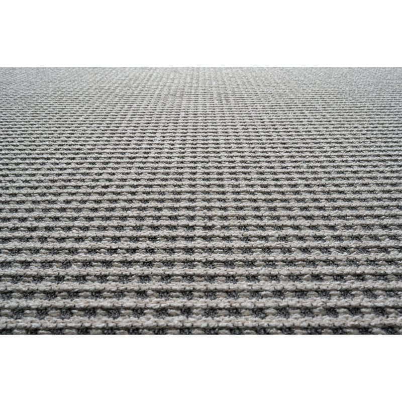 Tapis d'extérieur fin beige et gris