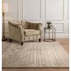 Tapis de salon design beige en laine et viscose par Joseph Lebon