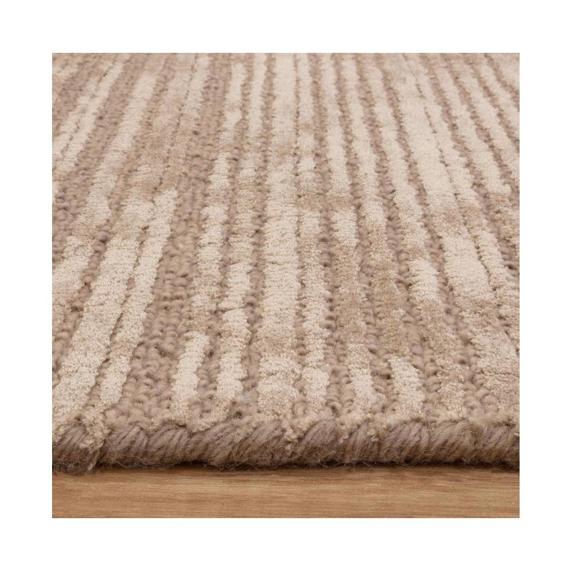 Tapis de salon design beige en laine et viscose par Joseph Lebon