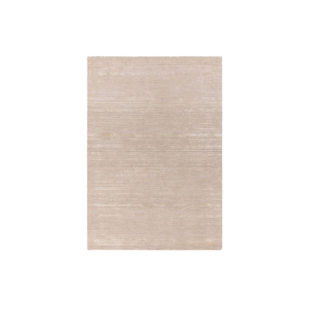 Tapis de salon design beige clair en laine et viscose par Joseph Lebon