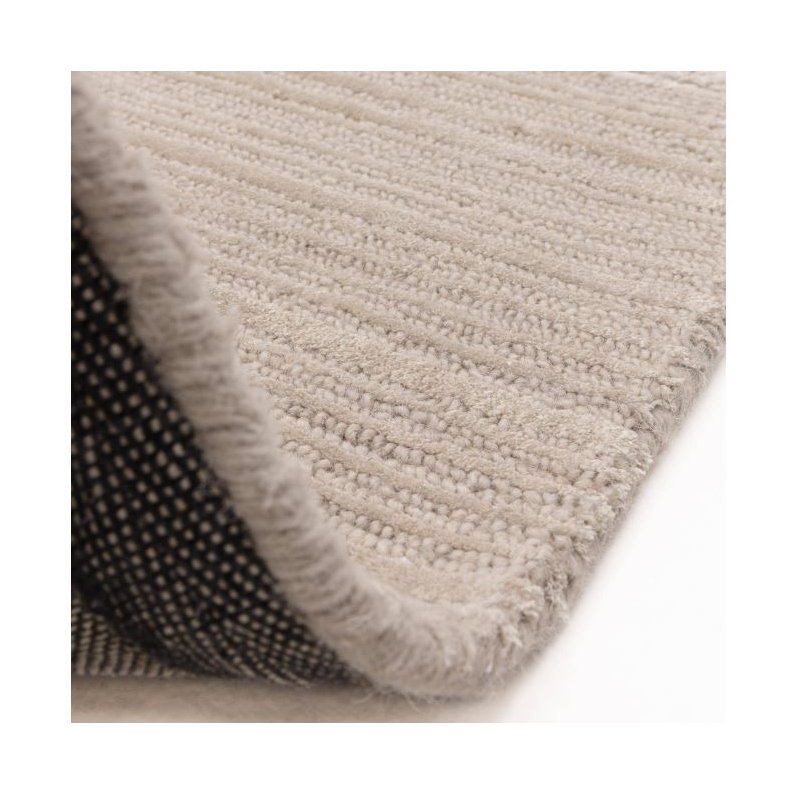 Tapis de salon design beige clair en laine et viscose par Joseph Lebon