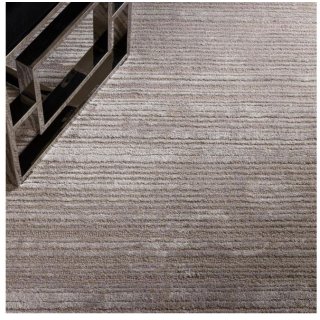 Tapis de salon design gris en laine et viscose par Joseph Lebon