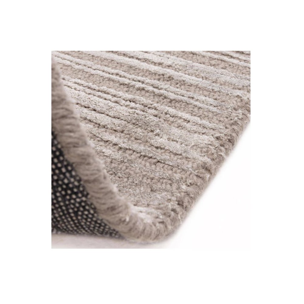 Tapis de salon design gris en laine et viscose par Joseph Lebon