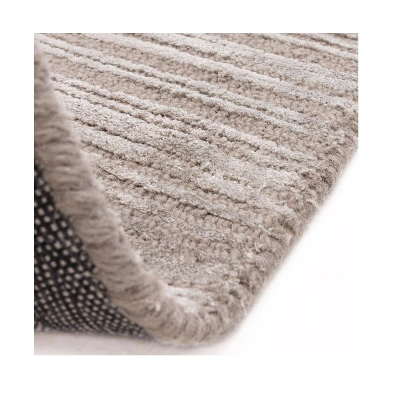 Tapis de salon design gris en laine et viscose par Joseph Lebon
