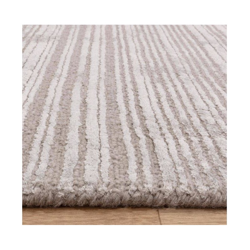 Tapis de salon design gris en laine et viscose par Joseph Lebon