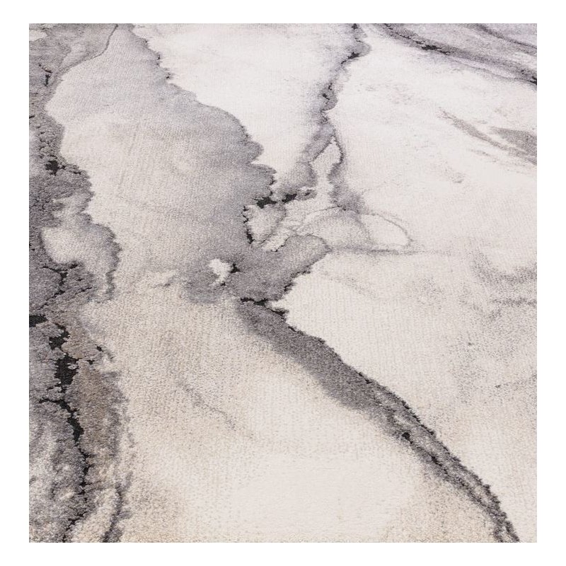 Tapis de salon design effet marbre gris par Joseph Lebon