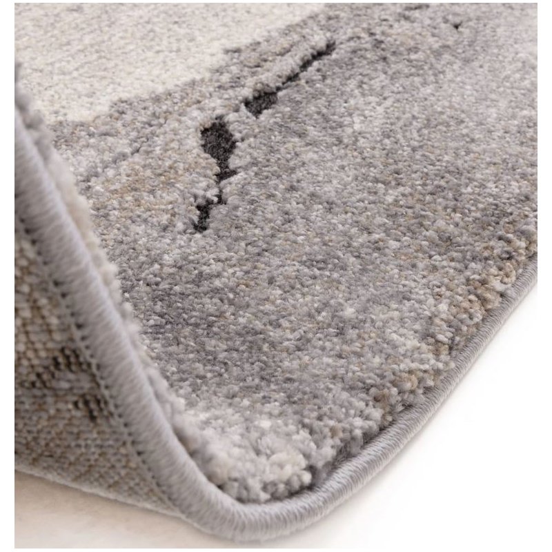 Tapis de salon design effet marbre gris par Joseph Lebon