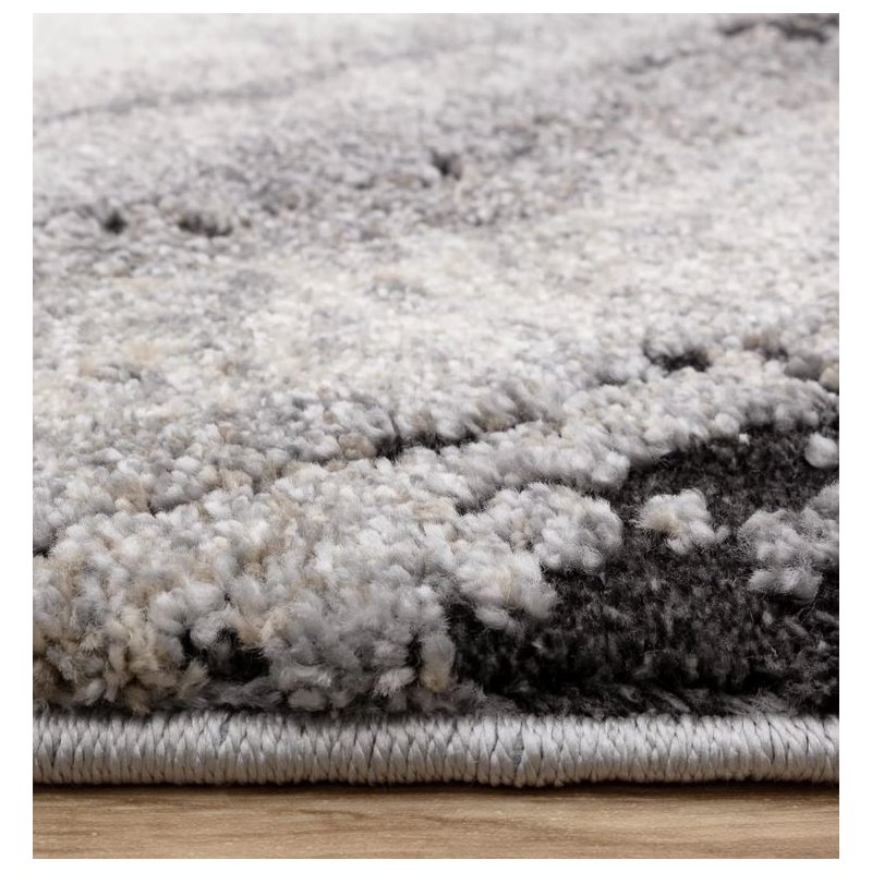 Tapis de salon design effet marbre gris par Joseph Lebon