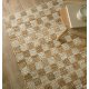 Tapis classique à petits carreaux en jute et coton par Joseph Lebon
