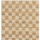 Tapis classique à petits carreaux en jute et coton par Joseph Lebon