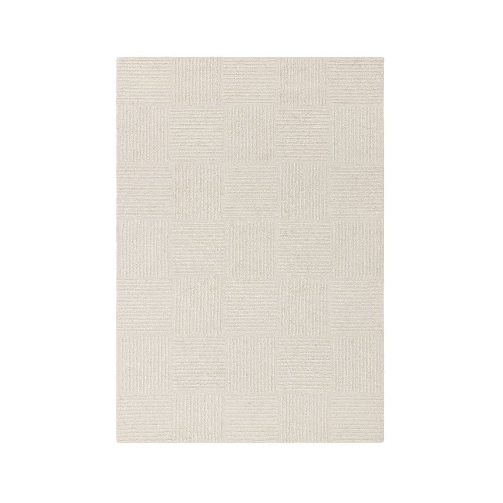 Tapis de style scandinave ivoire en laine par Joseph Lebon