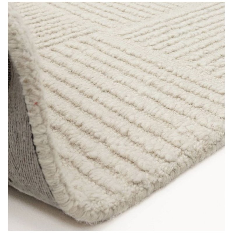 Tapis de style scandinave ivoire en laine par Joseph Lebon