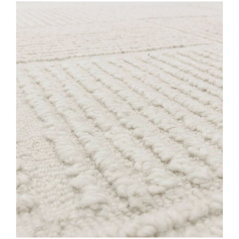 Tapis de style scandinave ivoire en laine par Joseph Lebon