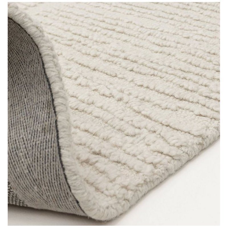 Tapis de style scandinave ivoire en laine par Joseph Lebon