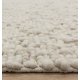 Tapis tendance ivoire en laine bouclée par Joseph Lebon