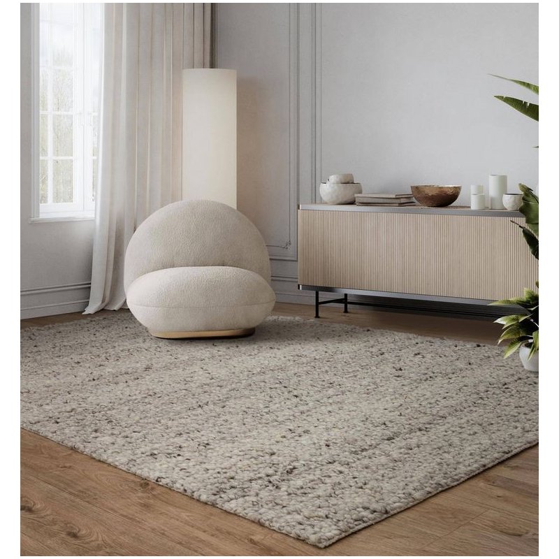 Tapis tendance gris en laine bouclée par Joseph Lebon