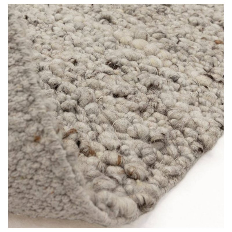 Tapis tendance gris en laine bouclée par Joseph Lebon