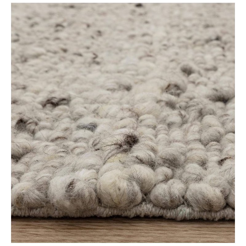 Tapis tendance gris en laine bouclée par Joseph Lebon