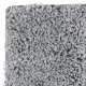 Tapis shaggy sur mesure gris clair épais et très doux finition galon
