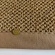 Tapis sur mesure en sisal couleur chaume finition gansée