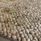 Tapis de salon sur mesure beige clair effet laine bouclée finition gansée