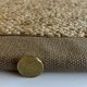 Tapis de salon sur mesure beige clair effet laine bouclée finition gansée
