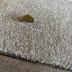 Tapis sur mesure beige foncé doux et résistant finition gansée