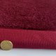 Tapis sur mesure rose doux et résistant finition gansée