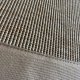 Tapis sur mesure aspect sisal beige clair finition gansée