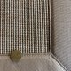 Tapis sur mesure aspect sisal beige clair finition gansée