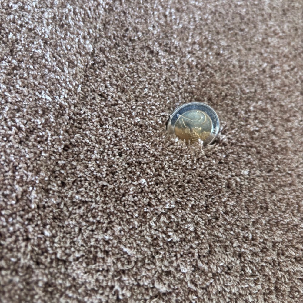 Tapis sur mesure rose poucré épais et très doux