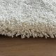 Tapis sur mesure ivoire épais et moelleux