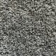 Tapis sur mesure gris foncé épais et moelleux