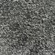 Tapis sur mesure gris foncé doux et résistant finition gansée