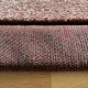 Tapis sur mesure rose doux et résistant finition gansée