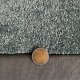 Tapis sur mesure bleu doux et résistant finition gansée