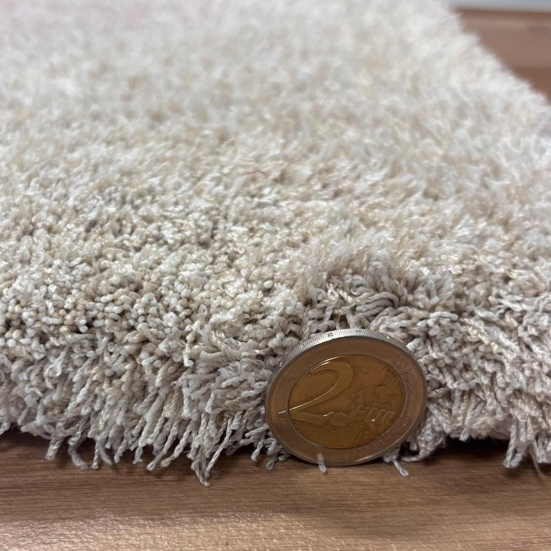 Tapis sur mesure gris clair épais et très doux