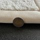 Tapis sur mesure ivoire épais et moelleux finition gansée