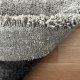 Tapis sur mesure gris clair épais et moelleux