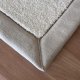 Tapis sur mesure ivoire doux et résistant finition gansée