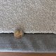 Tapis sur mesure gris clair doux et résistant finition gansée