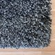 Tapis shaggy sur mesure gris foncé épais et très doux finition galon