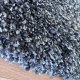 Tapis shaggy sur mesure gris foncé épais et très doux finition galon