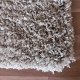 Tapis shaggy sur mesure beige épais et très doux finition galon