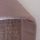 Tapis sur mesure aspect sisal beige clair finition gansée
