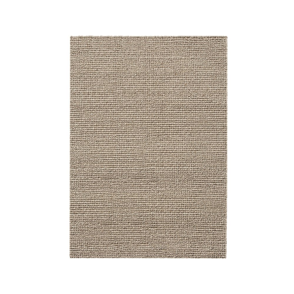 Tapis en laine noué main beige hoot par Gan Rugs