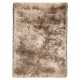 Tapis de prestige maron uni shaggy Adore par Ligne Pure