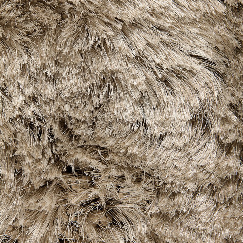 Tapis de prestige maron uni shaggy Adore par Ligne Pure