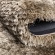 Tapis de prestige maron uni shaggy Adore par Ligne Pure